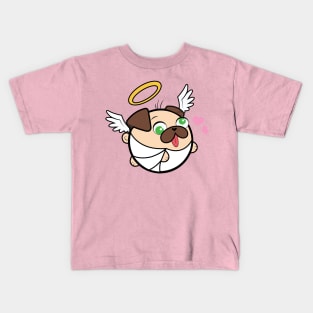 Doopy the Pug Puppy - Valentine's Day Kids T-Shirt